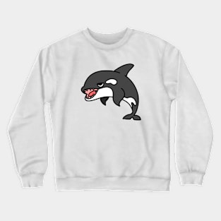 Cute Orca Killer Whales Crewneck Sweatshirt